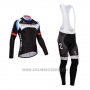 2014 Cycling Jersey Nalini Black Long Sleeve and Salopette