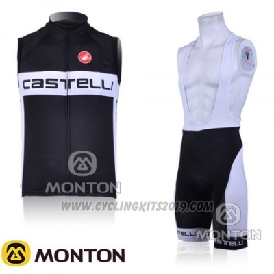 2016 Wind Vest Castelli White and Black [hua4083]