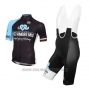 2016 Cycling Jersey Bici Amore Mio Black and Blue Short Sleeve and Bib Short