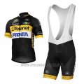 2017 Cycling Jersey Telenet Fidea Lions Black Short Sleeve and Bib Short
