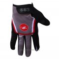 2014 Castelli Full Finger Gloves Cycling Red
