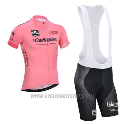2014 Cycling Jersey Giro D'italy Pink Short Sleeve and Bib Short