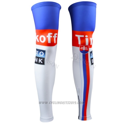 2015 Saxo Bank Tinkoff Leg Warmer Cycling Blue and Gray