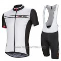 2016 Cycling Jersey Nalini White and Black Short Sleeve and Salopette