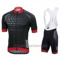 2016 Cycling Jersey Pink Black and Red Short Sleeve and Bib Short