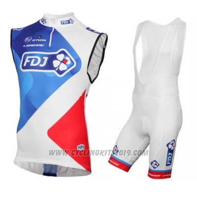 2016 Wind Vest FDJ Red and White [hua4086]