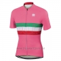 2017 Cycling Jersey Sportful Campione Italy Red Short Sleeve and Bib Short