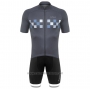 2020 Cycling Jersey DE Marchi Gray Short Sleeve and Bib Short