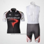 2010 Cycling Jersey Pinarello Black and Red Short Sleeve and Bib Short