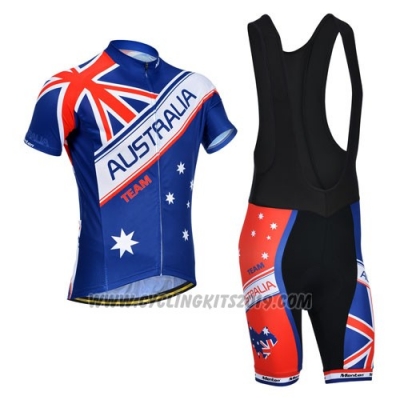 2014 Cycling Jersey Monton Campione Australia Short Sleeve and Bib Short