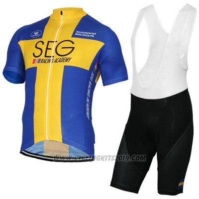 2017 Cycling Jersey SEG Racing Academy Campione Svezia Short Sleeve and Bib Short