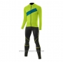 2021 Cycling Jersey Loffler Green Long Sleeve and Bib Tight