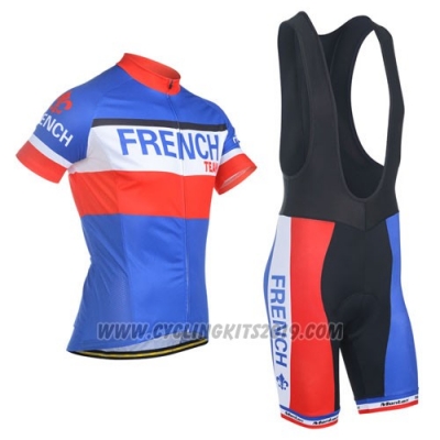 2014 Cycling Jersey Monton Campione Francese Short Sleeve and Bib Short