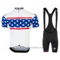 2017 Cycling Jersey Assos Campione The United States Short Sleeve and Bib Short