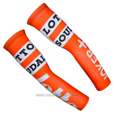 2015 Lotto Arm Warmer Cycling Orange