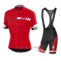 2016 Cycling Jersey Specialized Deep Red Short Sleeve and Bib Short