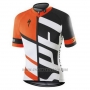 2016 Cycling Jersey Specialized White and Orange Short Sleeve and Bib Short