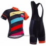 2017 Cycling Jersey Sobycle Black Short Sleeve and Bib Short