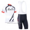2013 Cycling Jersey Nalini White Short Sleeve and Salopette