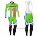2013 Cycling Jersey Cannondale Campione Slovakia Long Sleeve and Bib Tight