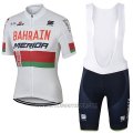 2017 Cycling Jersey Bahrain Merida Campione Bielorusso Short Sleeve and Bib Short