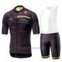 2019 Cycling Jersey Castelli Tabula Rasa Black Short Sleeve and Bib Short
