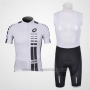 2011 Cycling Jersey Assos White and Black Short Sleeve and Bib Short