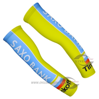 2015 Saxo Bank Tinkoff Arm Warmer Cycling Yellow