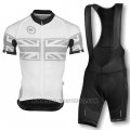 2016 Cycling Jersey Assos Yellow and White Short Sleeve and Bib Short