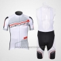 2012 Cycling Jersey Northwave Black and White Short Sleeve and Bib Short