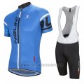 2016 Cycling Jersey Nalini Blue Short Sleeve and Salopette
