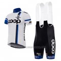 2017 Cycling Jersey Coop White Short Sleeve and Bib Short
