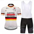 2018 Cycling Jersey Lotto Soudal Campione Germany Short Sleeve and Bib Short