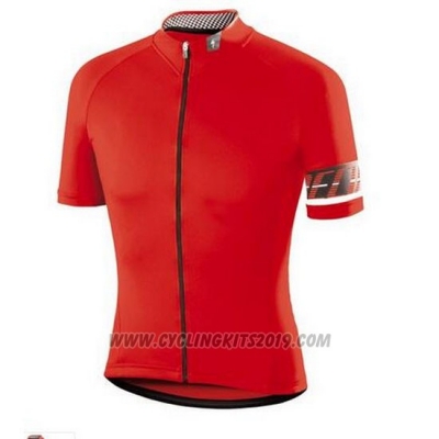 2016 Cycling Jersey Specialized Bright Red Short Sleeve and Bib Short
