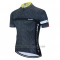 2020 Cycling Jersey Northwave Gray Black White Short Sleeve and Bib Short