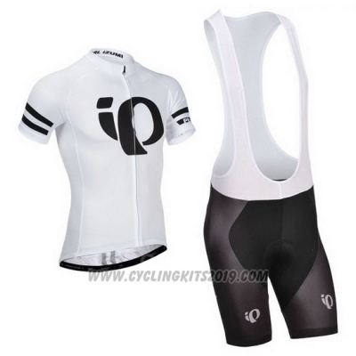 2014 Cycling Jersey Pearl Izumi Black and White Short Sleeve and Bib Short