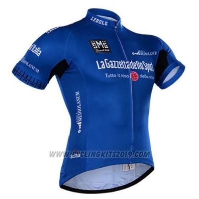 2015 Cycling Jersey Giro D'italy Blue Short Sleeve and Bib Short