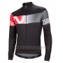 2016 Cycling Jersey Nalini Red and Black Long Sleeve and Salopette