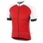 2016 Cycling Jersey Specialized Red and White Short Sleeve and Bib Short