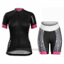 2016 Cycling Jersey Women Trek Black and White Short Sleeve and Bib Short