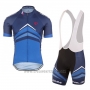 2017 Cycling Jersey Pearl Izumi Blue Short Sleeve and Bib Short