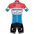 2020 Cycling Jersey Deceuninck Quick Step Champion Netherlands Short Sleeve and Bib Short