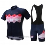 2020 Cycling Jersey Eddie Black Red Short Sleeve and Bib Short