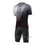 2022 Cycling Jersey Loffler Black White Gray Short Sleeve and Bib Short