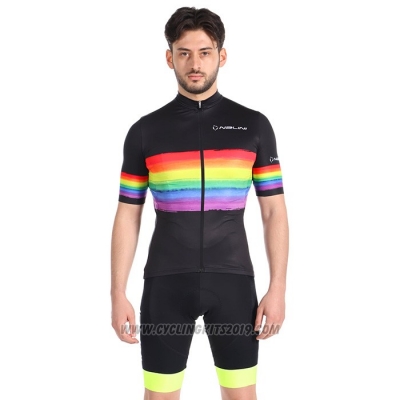 2022 Cycling Jersey Nalini Multicolore Short Sleeve and Bib Short