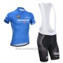 2014 Cycling Jersey Giro D'italy Blue Short Sleeve and Bib Short