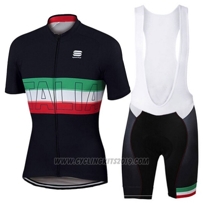 2017 Cycling Jersey Sportful Campione Italy Short Sleeve and Bib Short