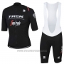 2017 Cycling Jersey Trek Segafredo Black Short Sleeve and Bib Short