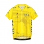 2019 Cycling Jersey Tour de France Yellow Short Sleeve and Bib Short(3)