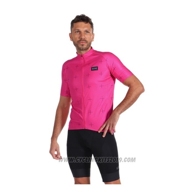 2022 Cycling Jersey Gore Fuchsia Short Sleeve and Bib Short